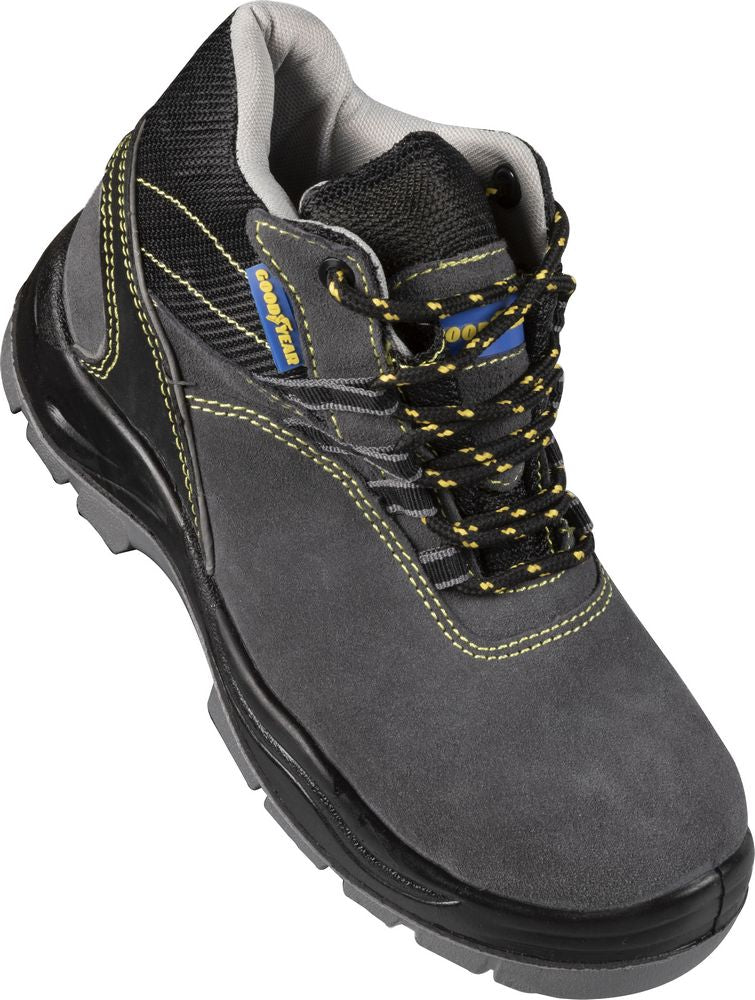 GOODYEAR Scarpe antinfortunistiche alte con metallo S1P in pelle scamosciata