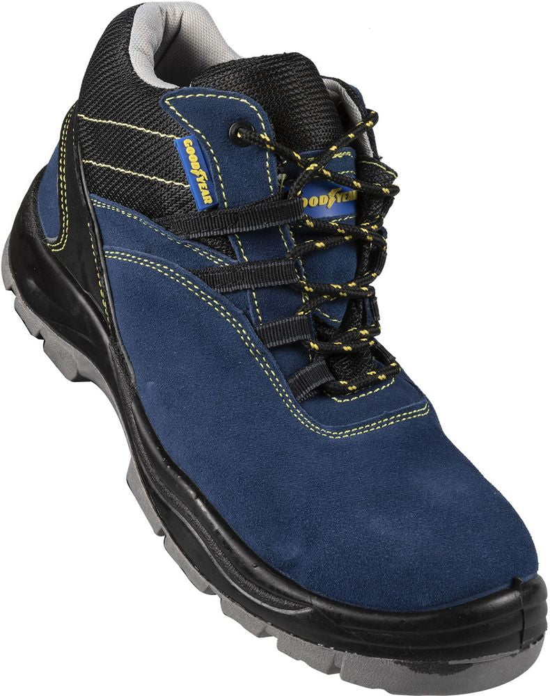 GOODYEAR Scarpe antinfortunistiche alte con metallo S1P in pelle scamosciata