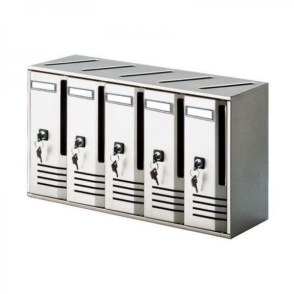 CASELLARIO POSTALE CUBO 5 CASSETTE ARG.C5 CM.52X30X17,5