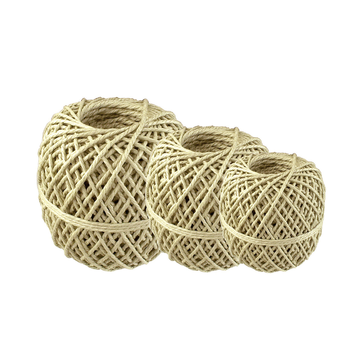 Rotoli spago 3 pz. misure 10 - 20 - 30 mt.