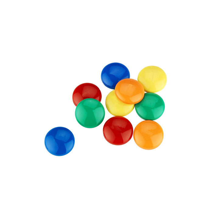 Magneti 30 mm. colori assortiti 10 pz.