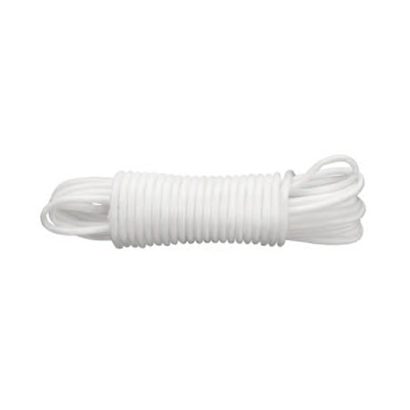 Cavo in plastica bianca 5 mm. per stendibiancheria 10 mt.
