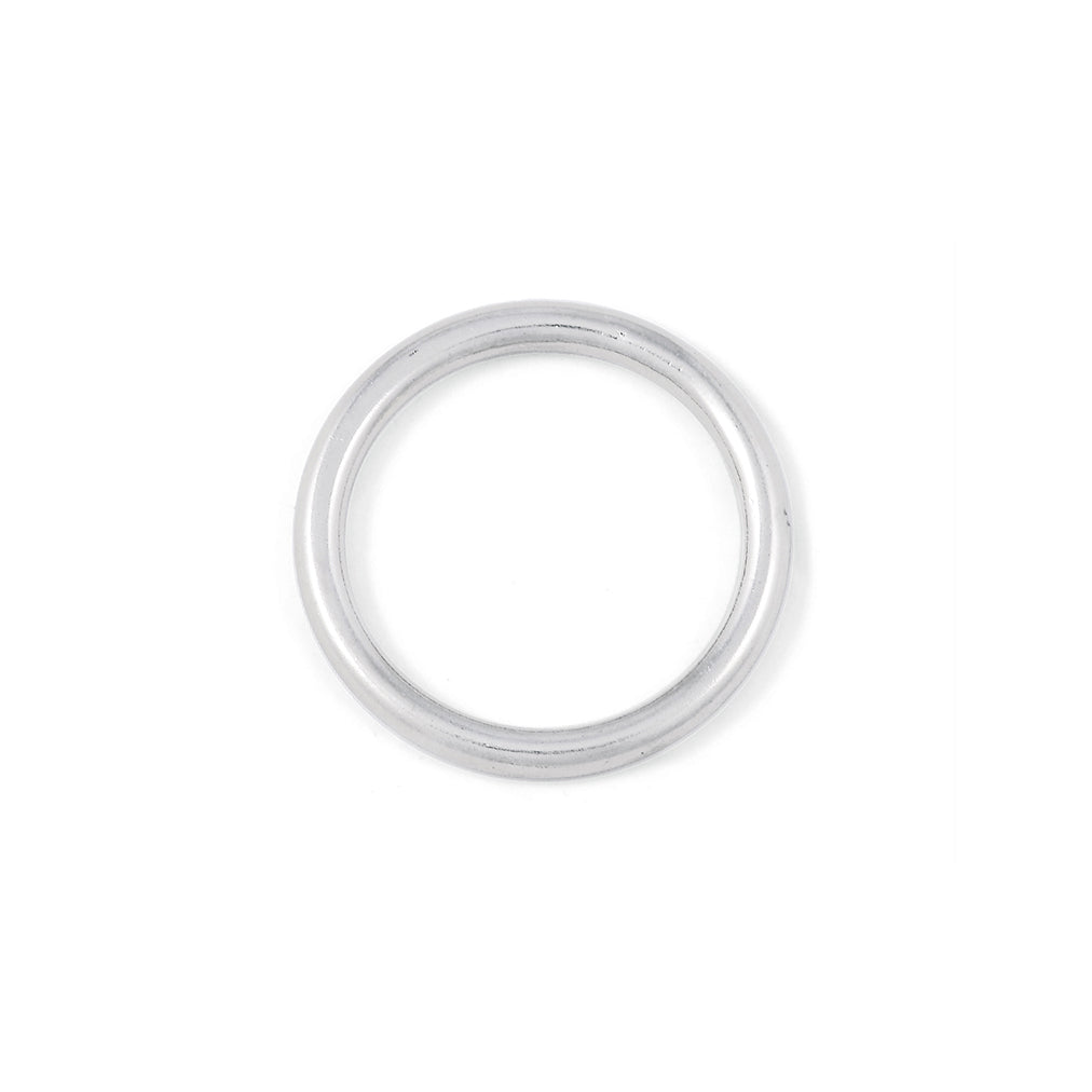 Anello tondo saldato 6 x 35 mm. in acciaio Inox A4 - AISI 316 - 2 pz.