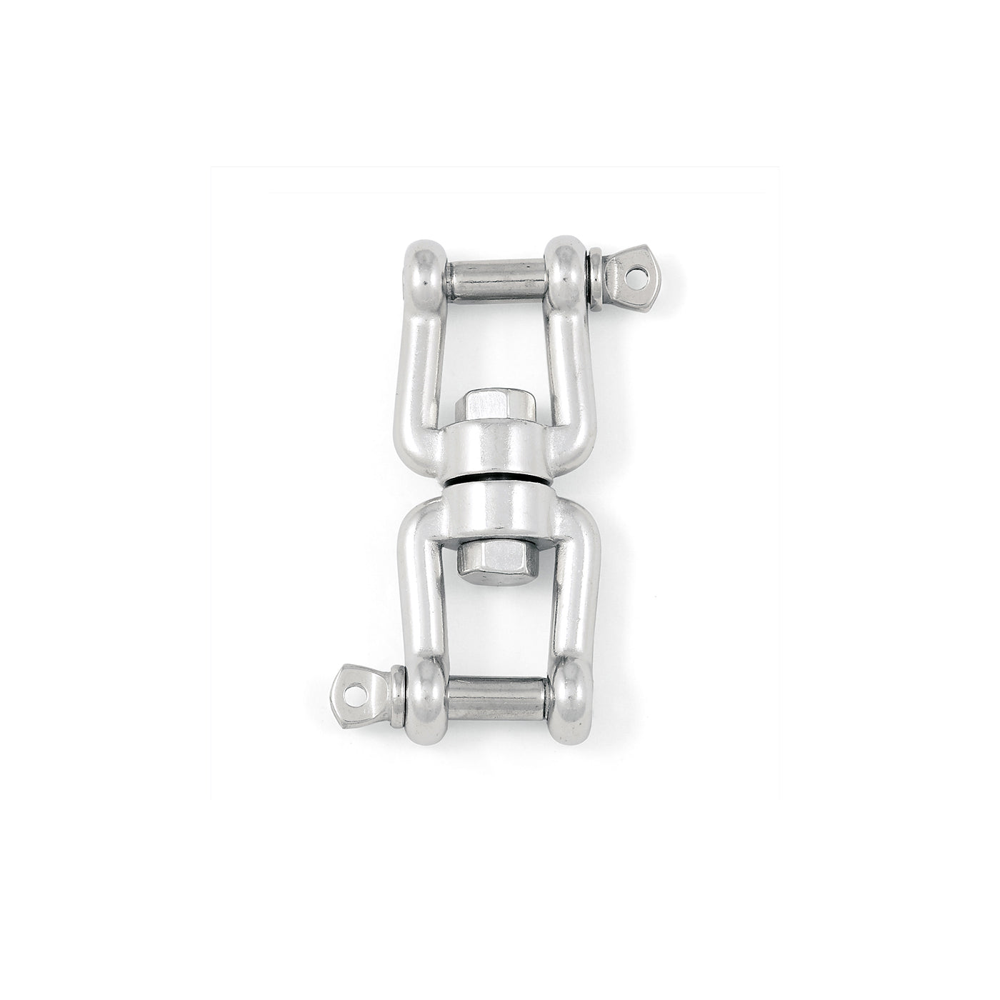 Girella a 2 forcelle 6 mm. in acciaio Inox A4 - AISI 316
