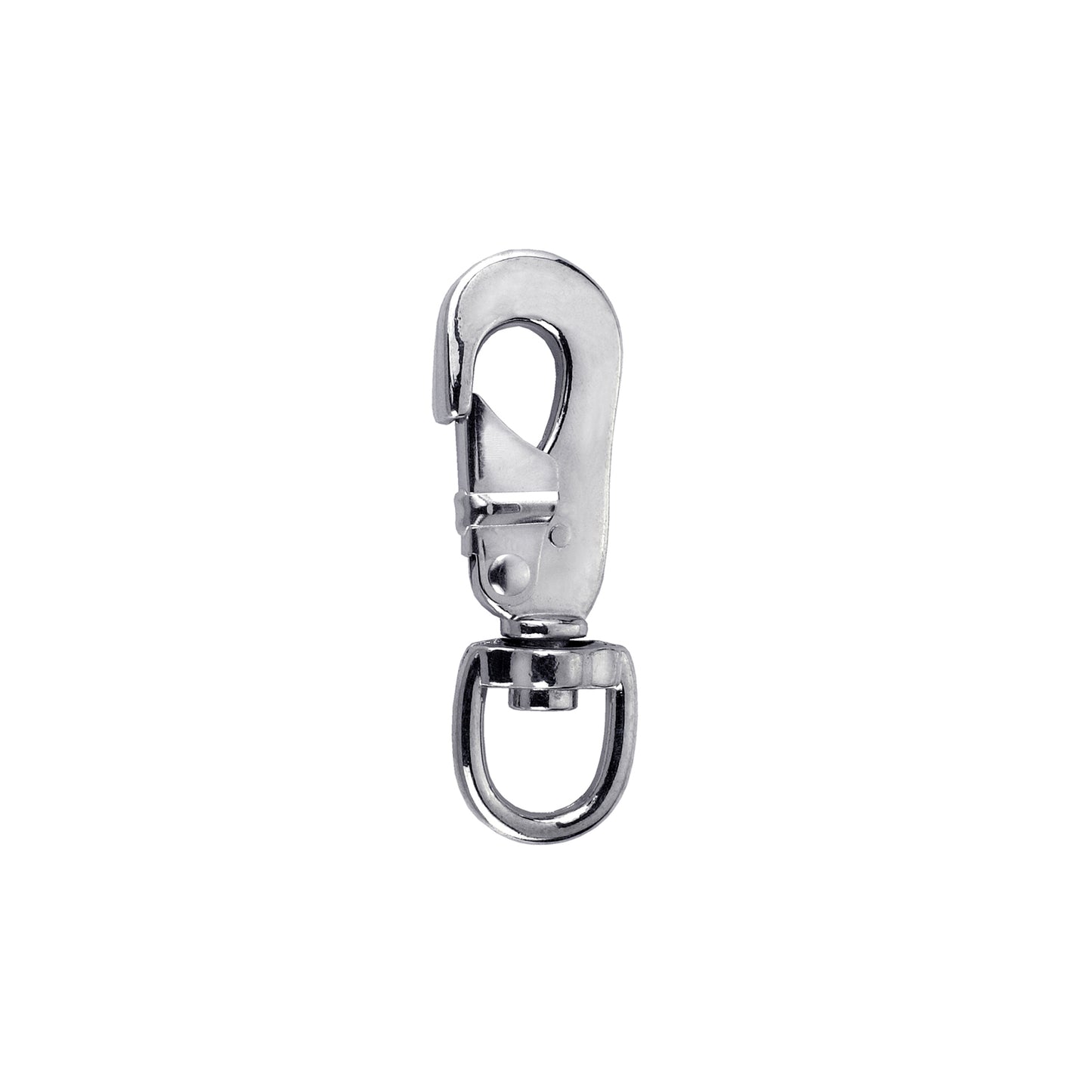 Moschettone "Snap hook" con girella 85 mm.