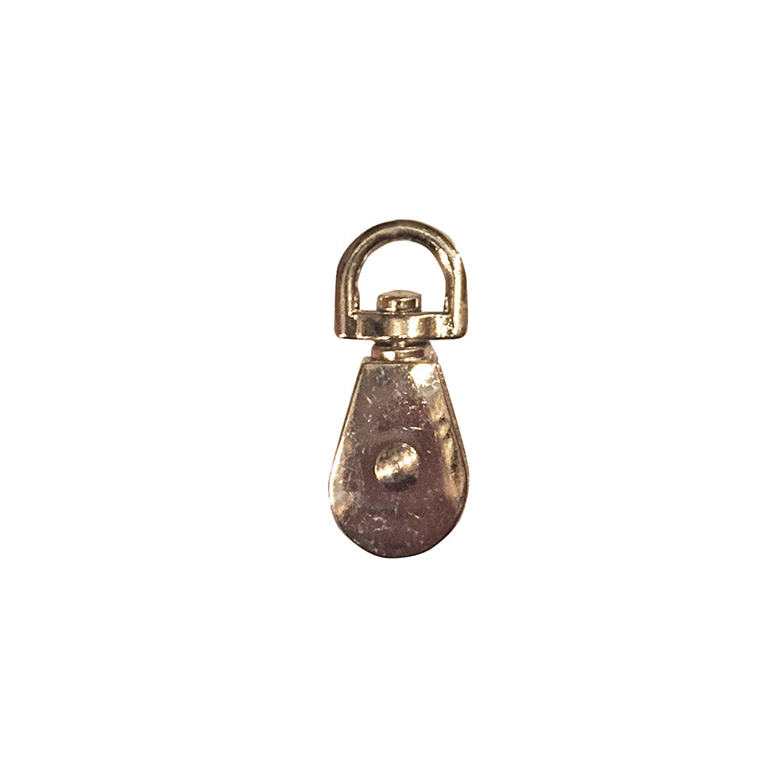 Carrucola a 1 gola in ottone 40 mm.
