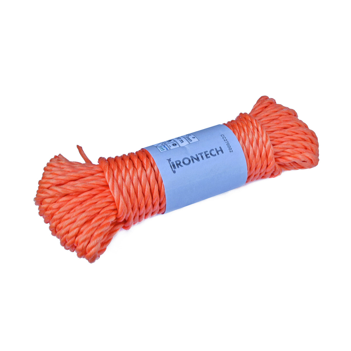 Fune galleggiante in polipropilene 7 mm. arancione 20 mt.