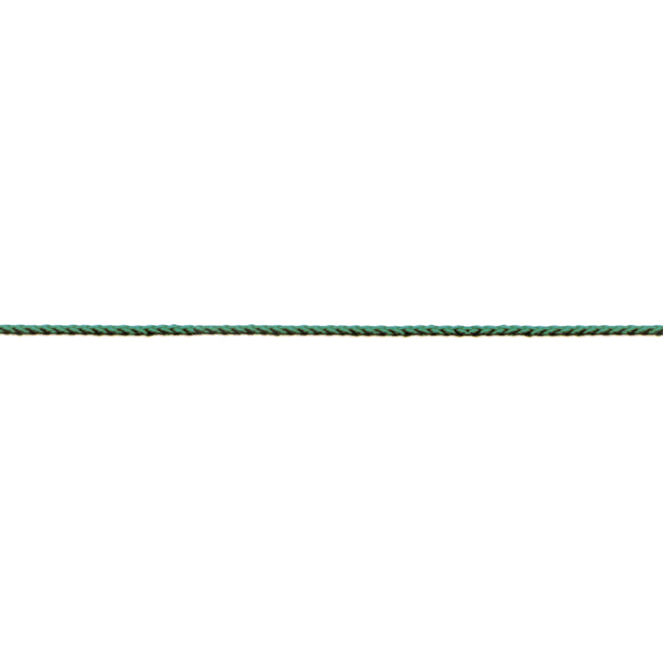 Treccia per veneziana in polipropilene 3 mm. verde 250 mt.