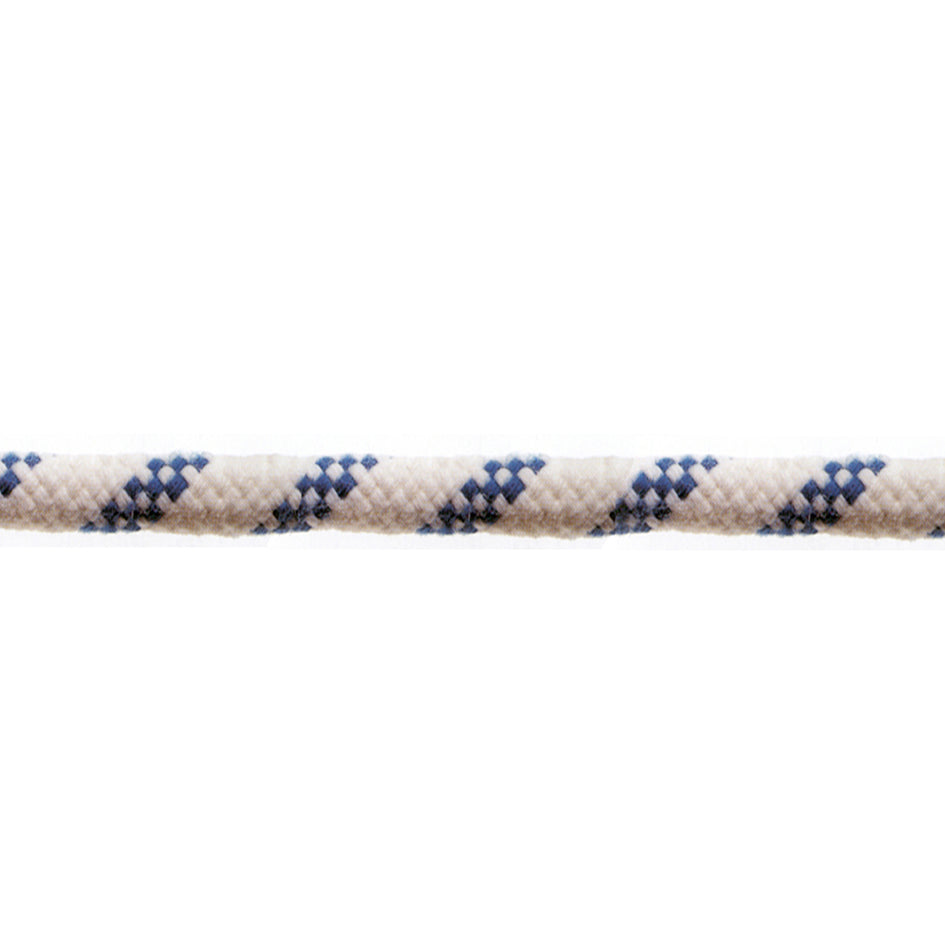 Corda in poliestere 12 mm. bianco/blu 40 mt.