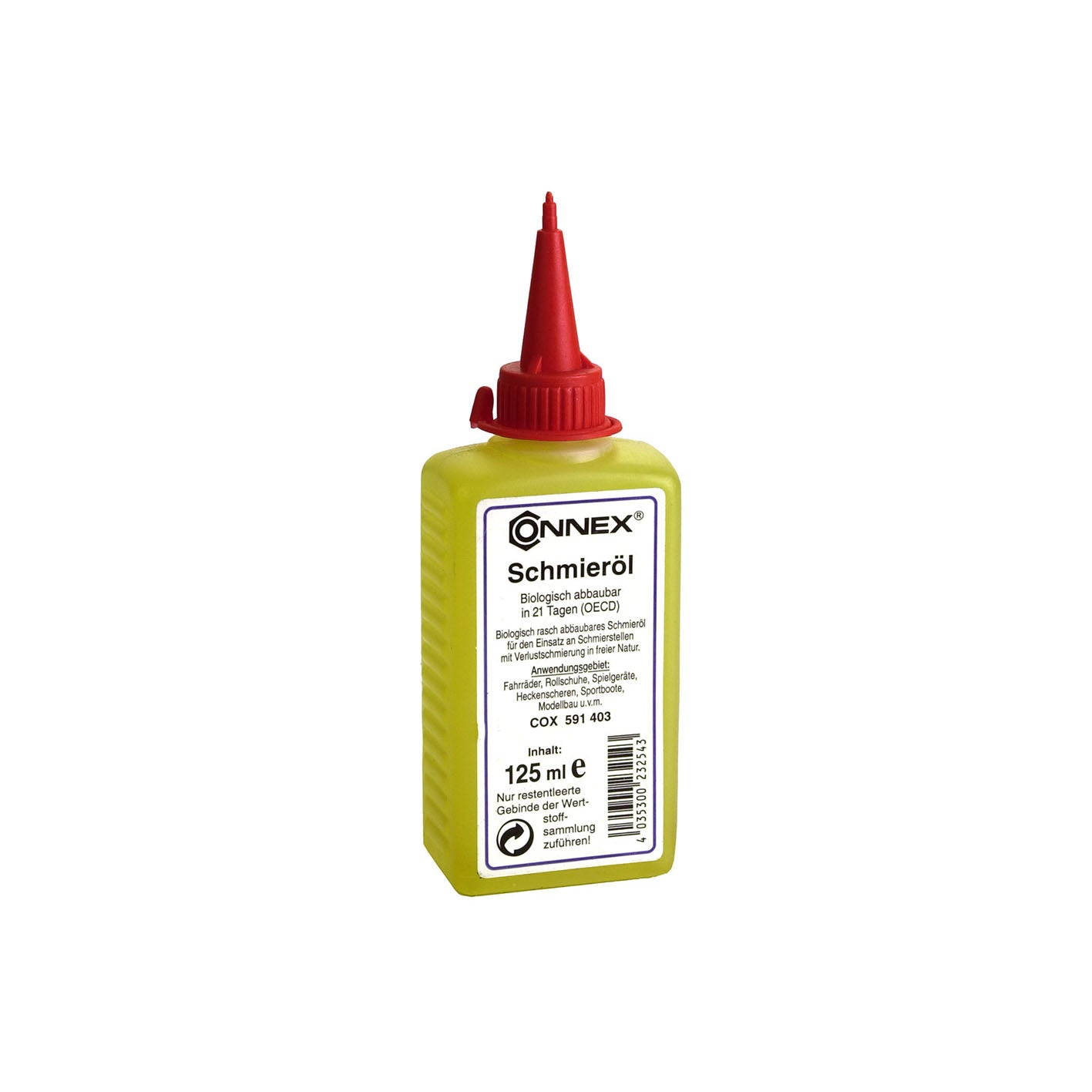 Olio lubrificante biodegradabile 125 ml.