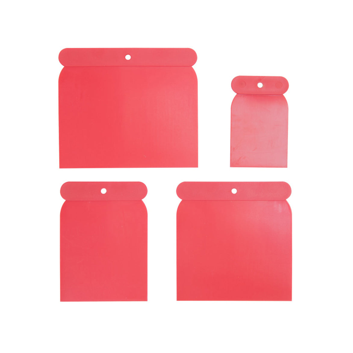 Set spatole in plastica 4 pz.