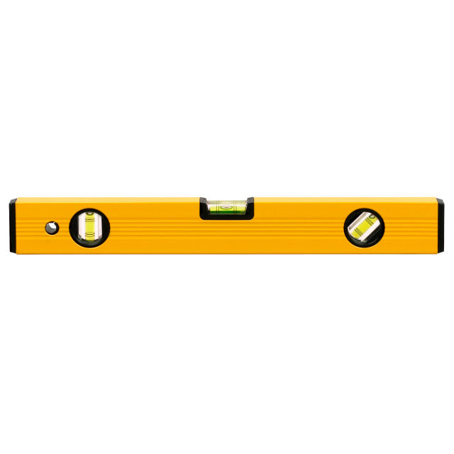Livella tre bolle in metallo leggero 60 cm