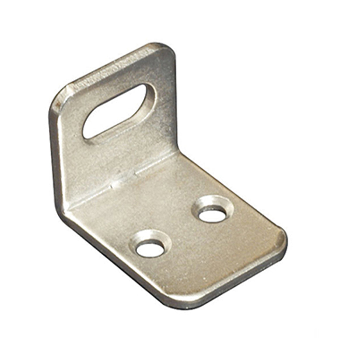 Squadretta per armadi con asola orizzontale nichelata 22 x 28 x 21 spessore 2 mm. - 4 pz.