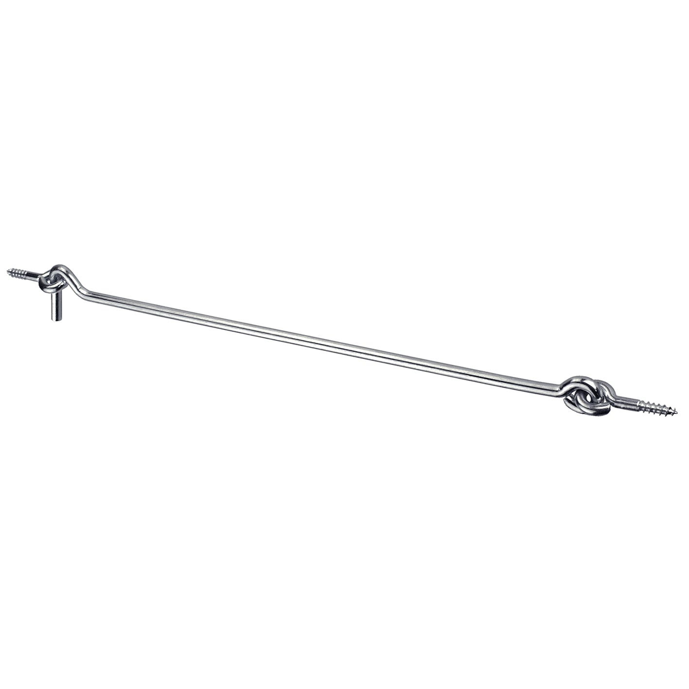 Gancio con occhiolo 5,8 x 300 mm. - zincato giallo - 1 pz.