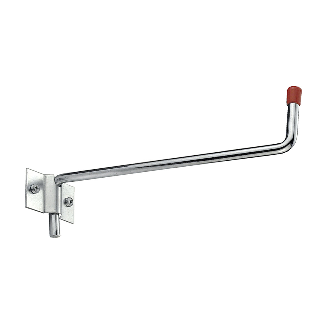 Gancio diritto a parete zincato, girevole 60 x 215 x 50 mm.