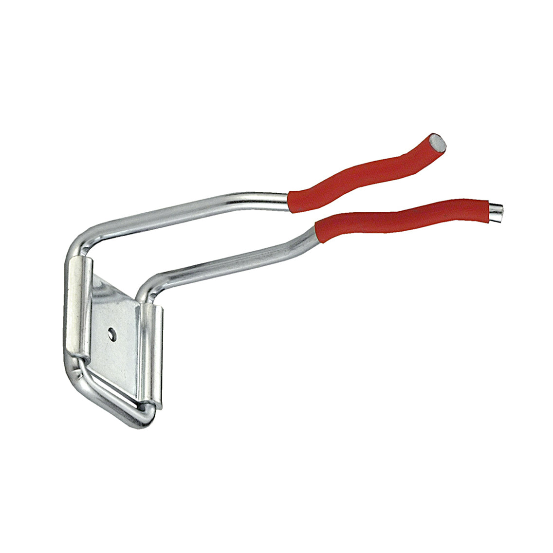 Gancio per manici, porta utensili, zincato, rivestito in plastica 46 x 55 x 126 x 60 mm.