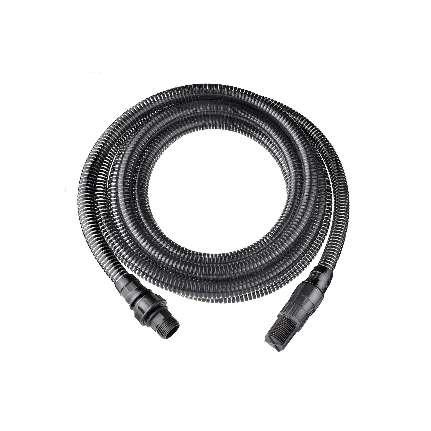Tubo flessibile a spirale 1" con raccordi e valvole 7 metri