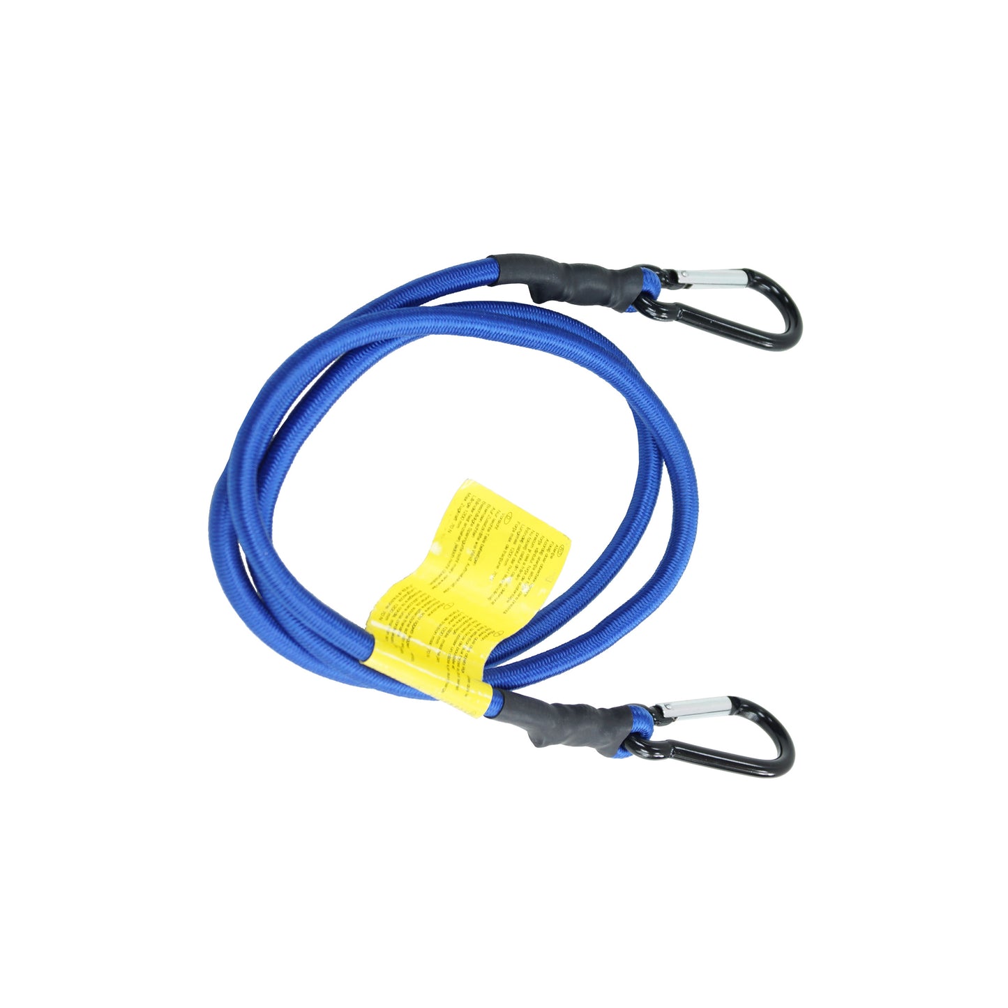 Cavo elastico 8 x 1500 mm. con ganci in alluminio a moschettone 2 pz.