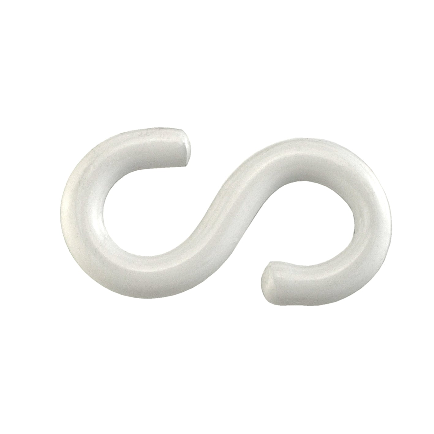 Ganci a "S" aperti plastificati 3,8x25 mm. - 4 pz.