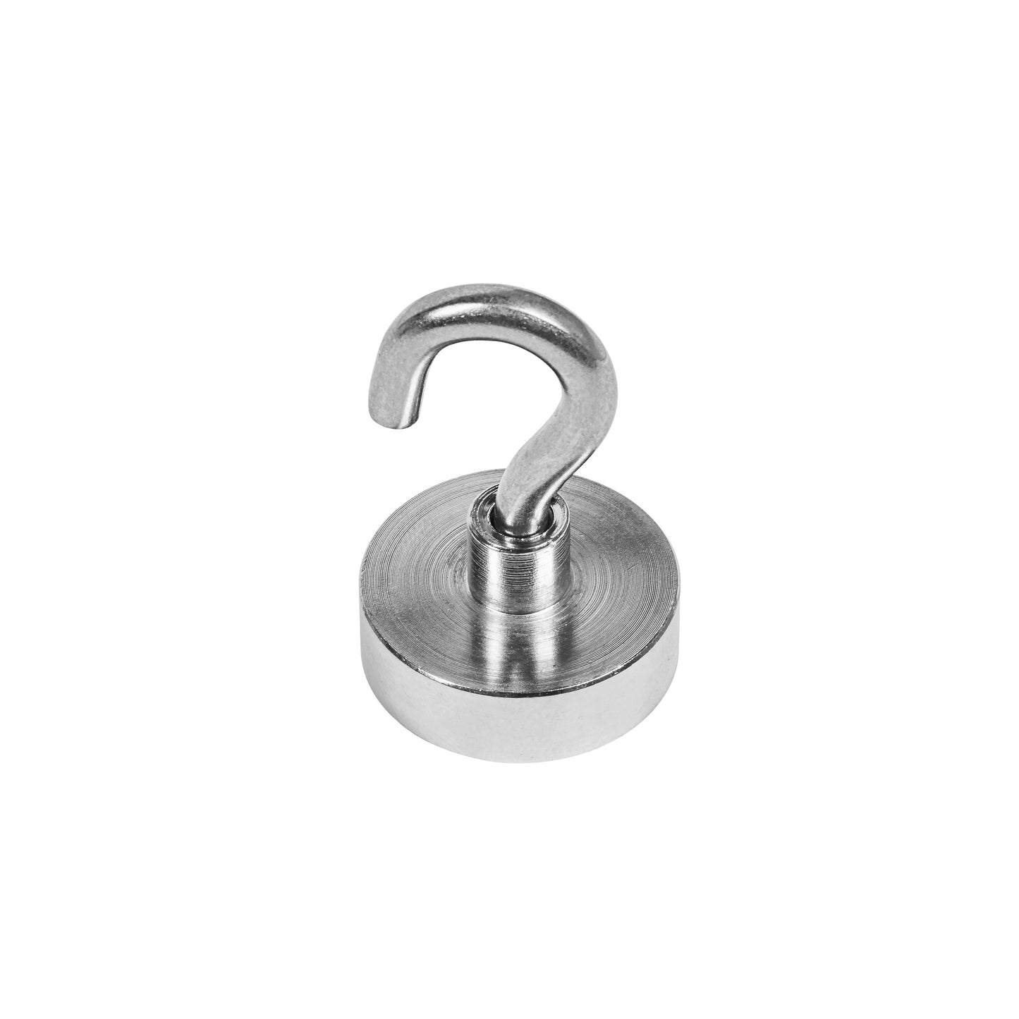 Magnete neodimio tondo 25x7 + gancio forza 21 kg