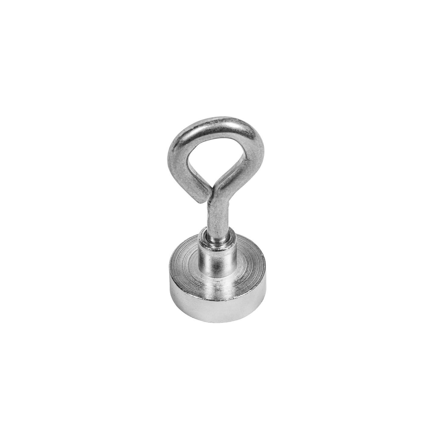 Magnete neodimio tondo 20 + occhiolo forza 11 kg