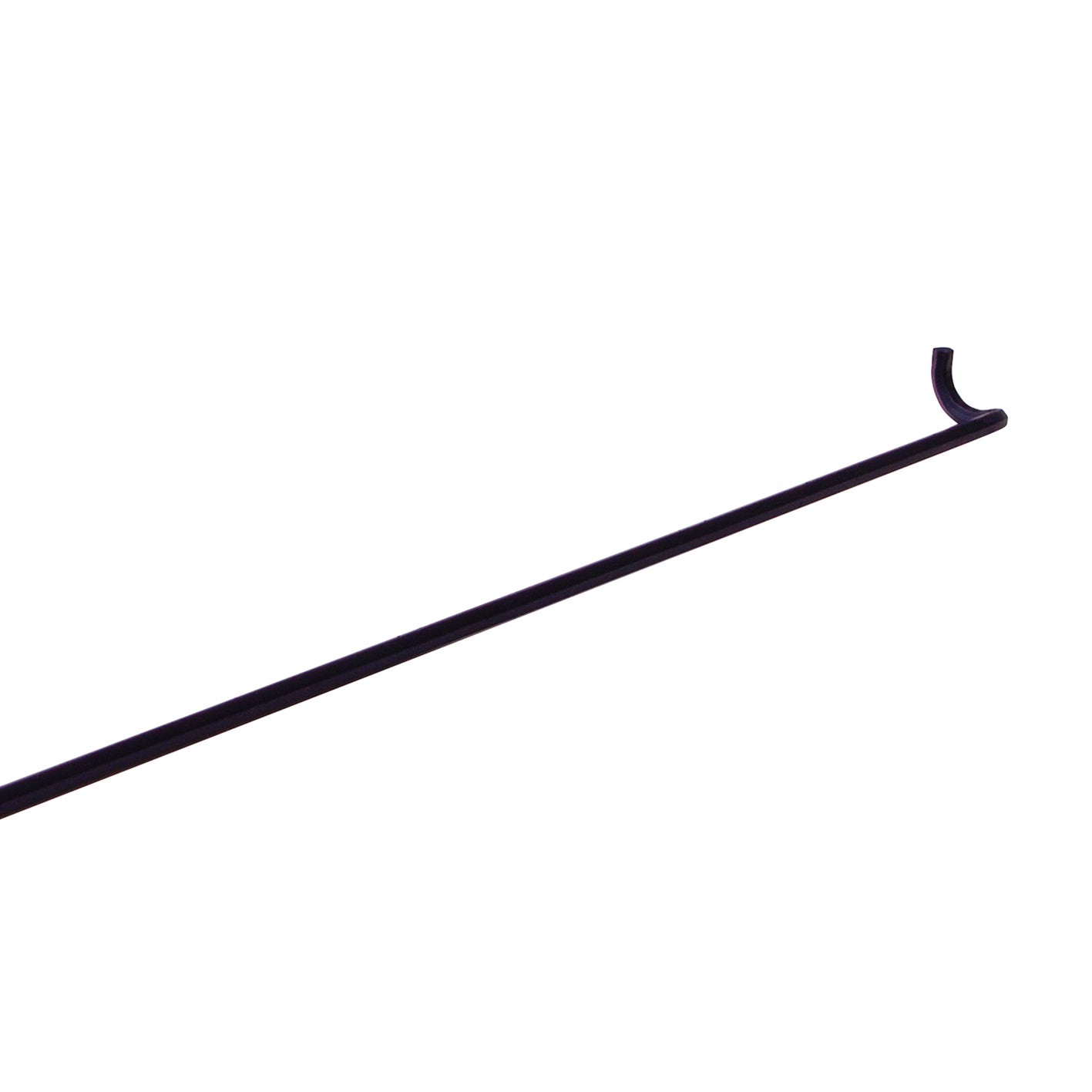 Asta superiore destra a gancio per spagnolette 110 cm.