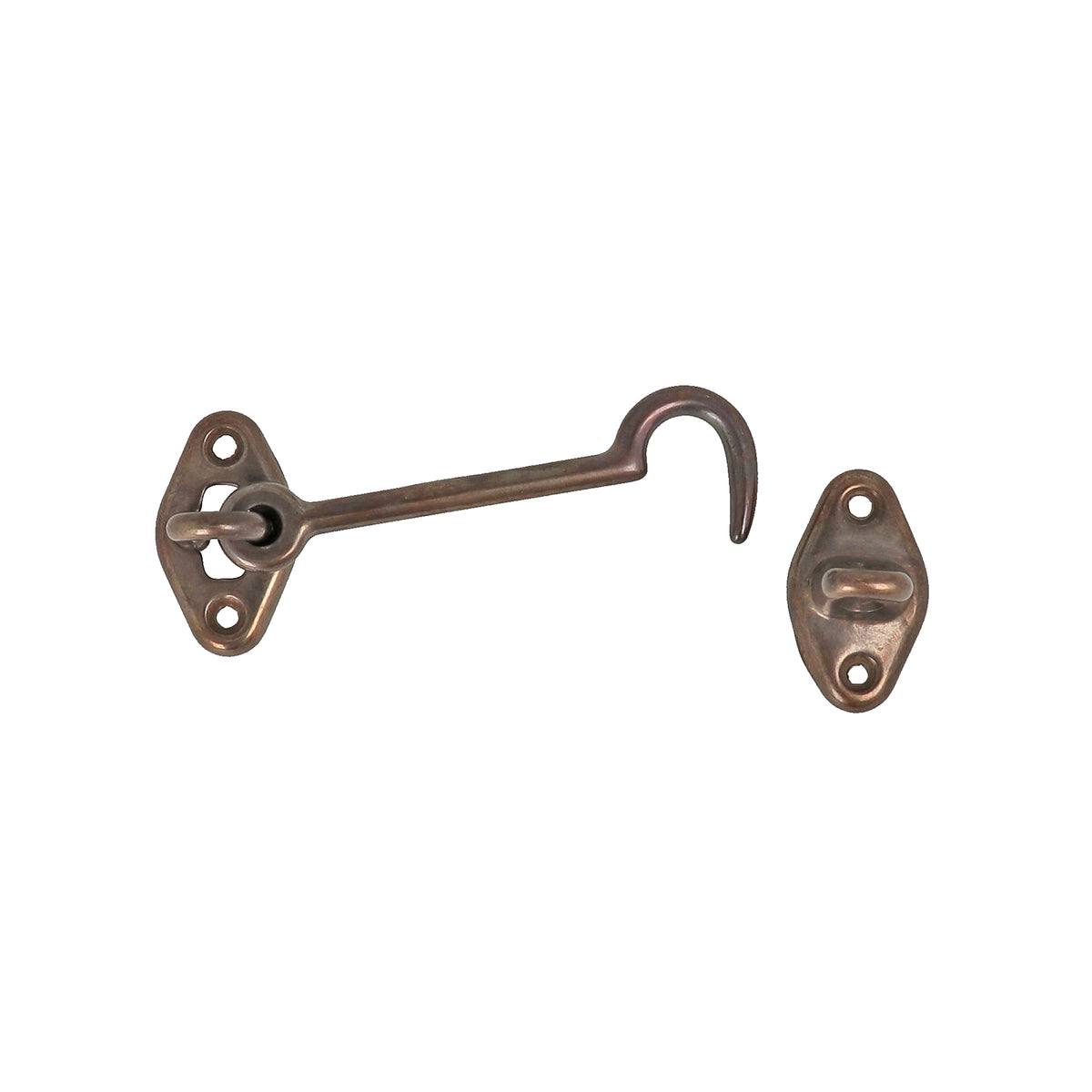 Gancio per finestra 120 mm. - bronzato - 2 pz.
