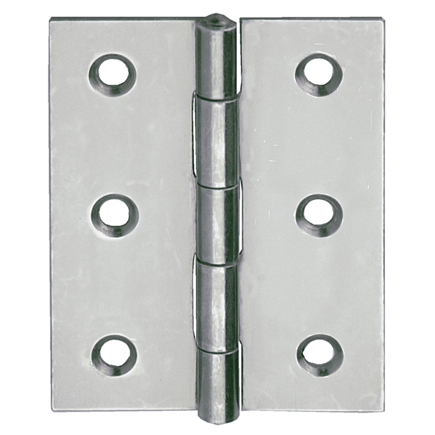 Cerniere piane Inox 40 x 32 mm. - 2 pz.