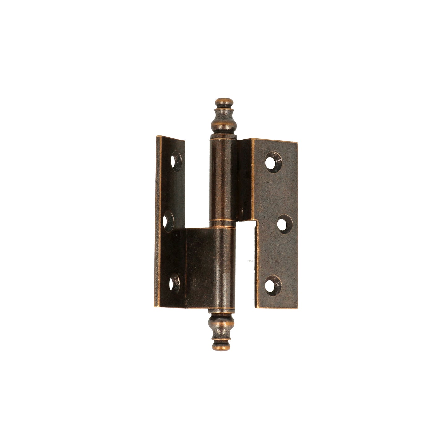 Cerniere curve alte ottone lucido- 40 x 40 mm. DX - 2 pz.