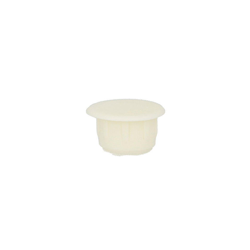 Copriforo in plastica - 8 mm. - bianco - 20 pz.