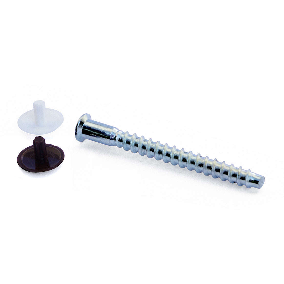 Viti di collegamento impronta esagonale + tappi - 5 x 50 mm. - 16 pz.
