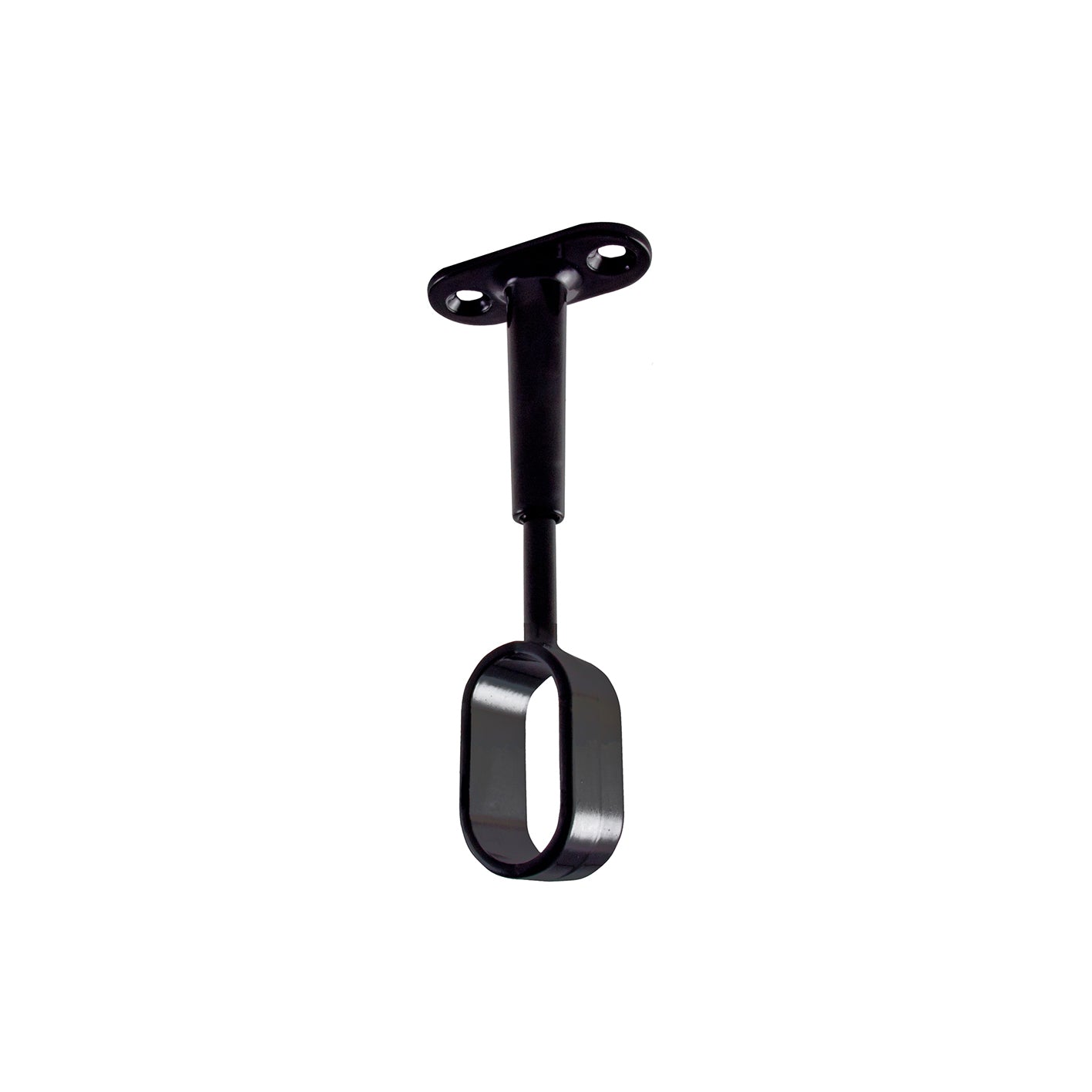 Supporti centrali per tubo ovale - nero