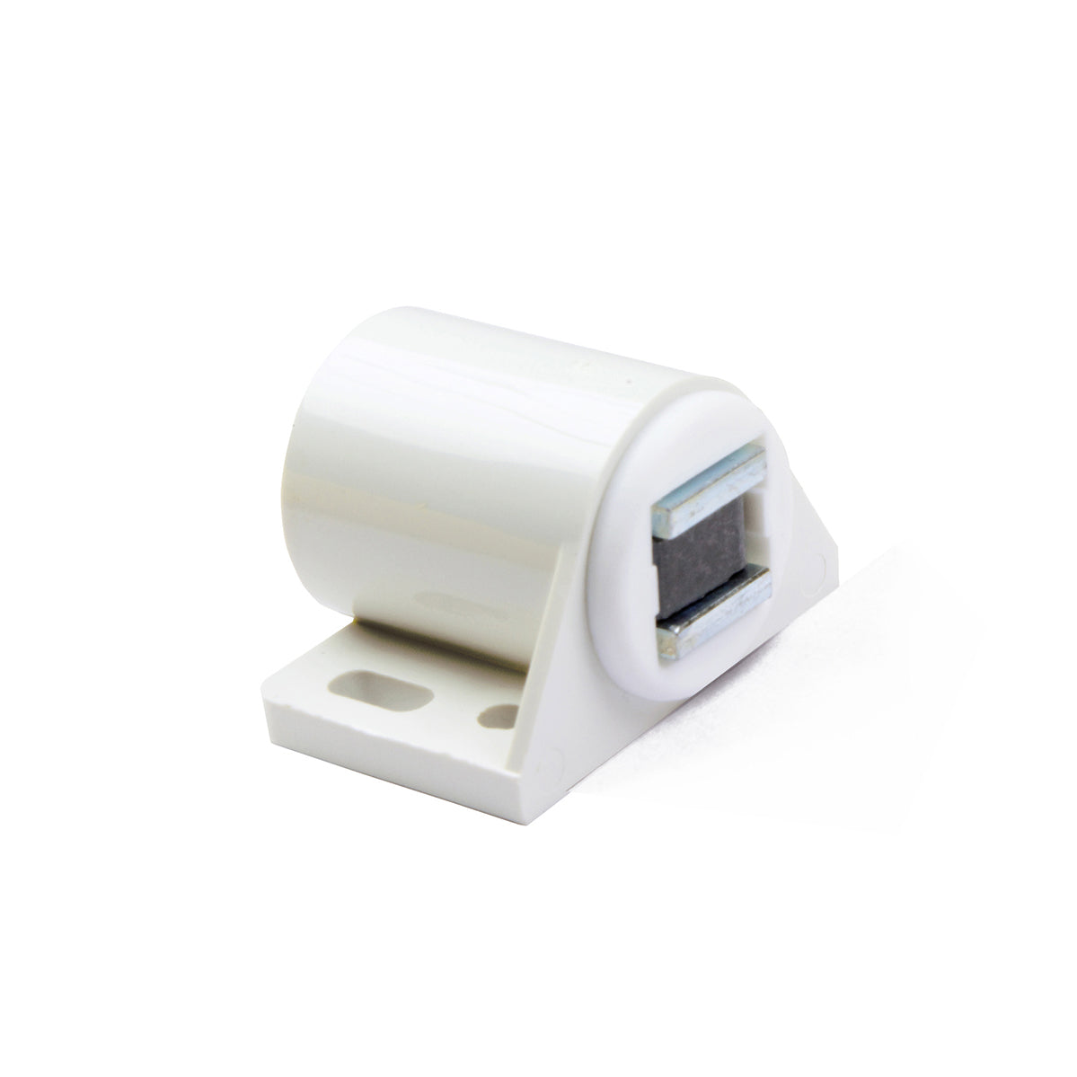 Chiusure magnetiche da applicare - forza 6 kg. - bianco - 4 pz.