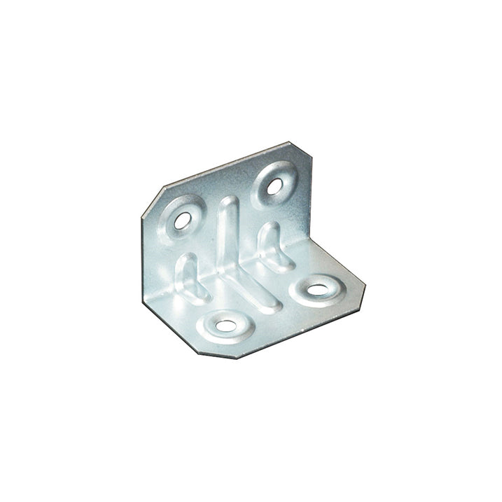 Piastrina ad angolo in acciaio zincato 20 x 20 x 50 mm.
