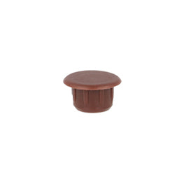 Copriforo in plastica marrone 8 mm. 20 pz.