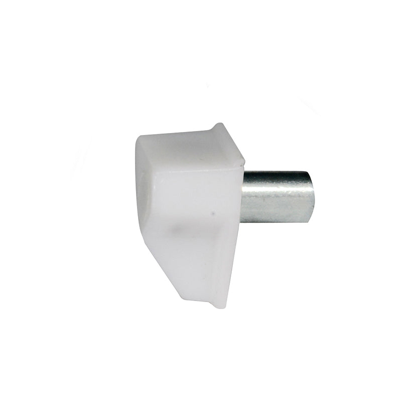 Reggipiani con perno in plastica bianca 5 mm. 16 pz.
