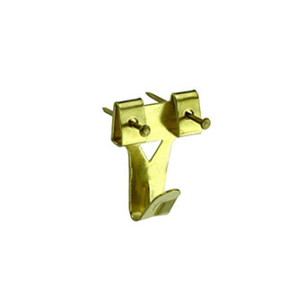 Ganci a X per fissaggio quadri n 3 - 20 x 31 mm. con chiodini 4 pz.