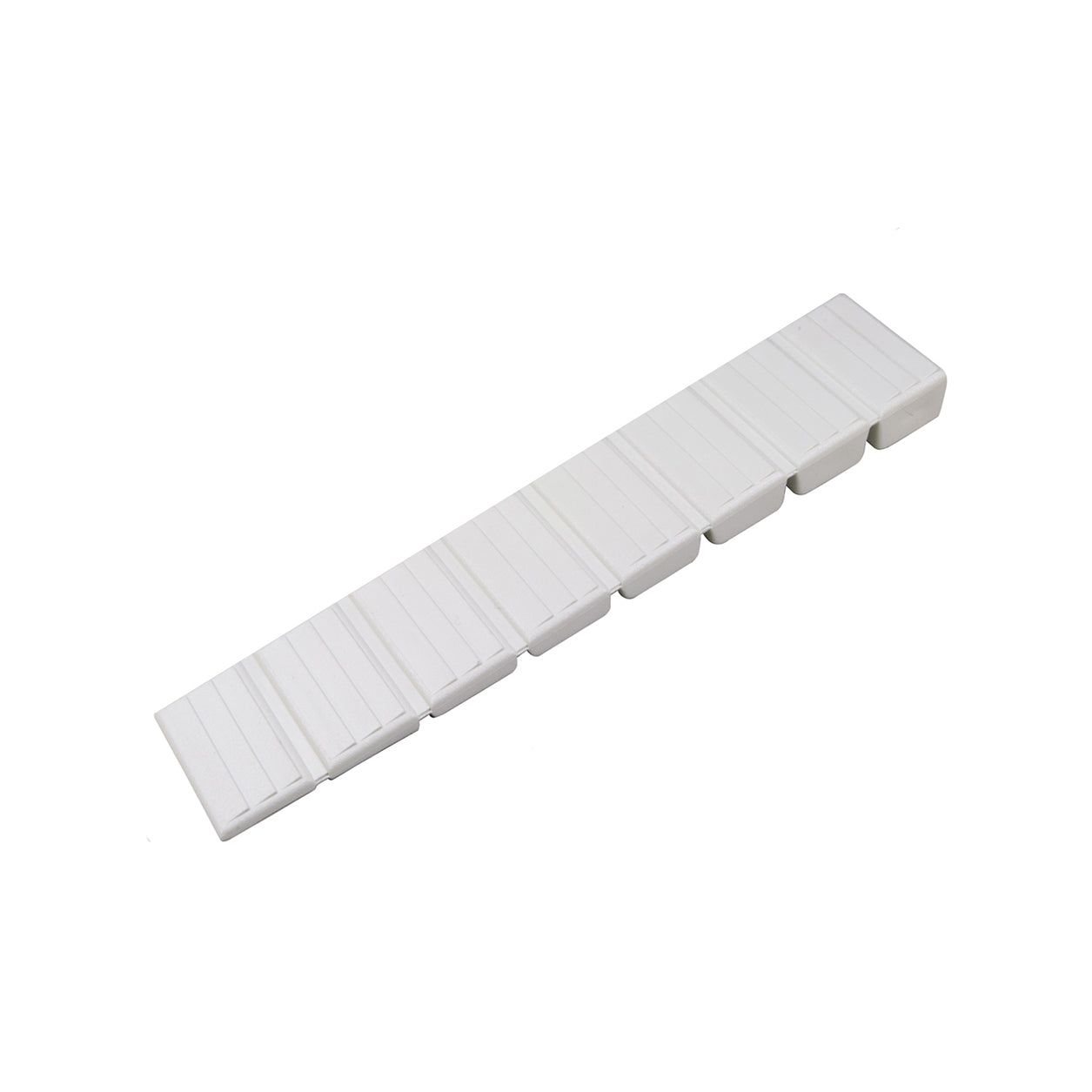 Cunei livellanti per mobili in plastica bianca 10 pz.