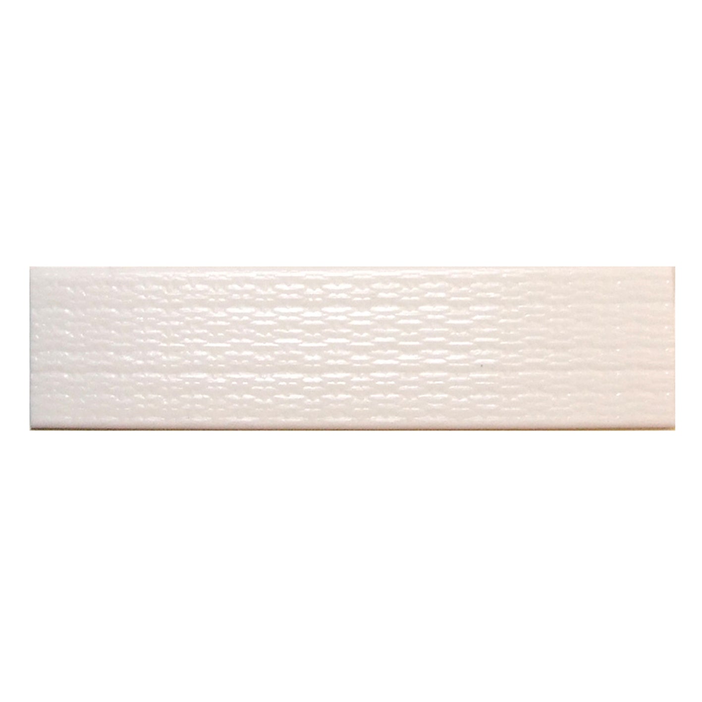 Cintino in plastica 7,5 mt. in PVC bianco