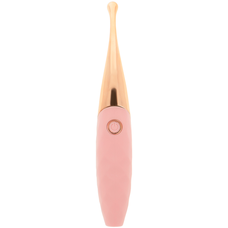 OHMAMA - STIMOLATORE CLITORIDE RICARICABILE 36 MODALIT ROSA-ORO ROSA