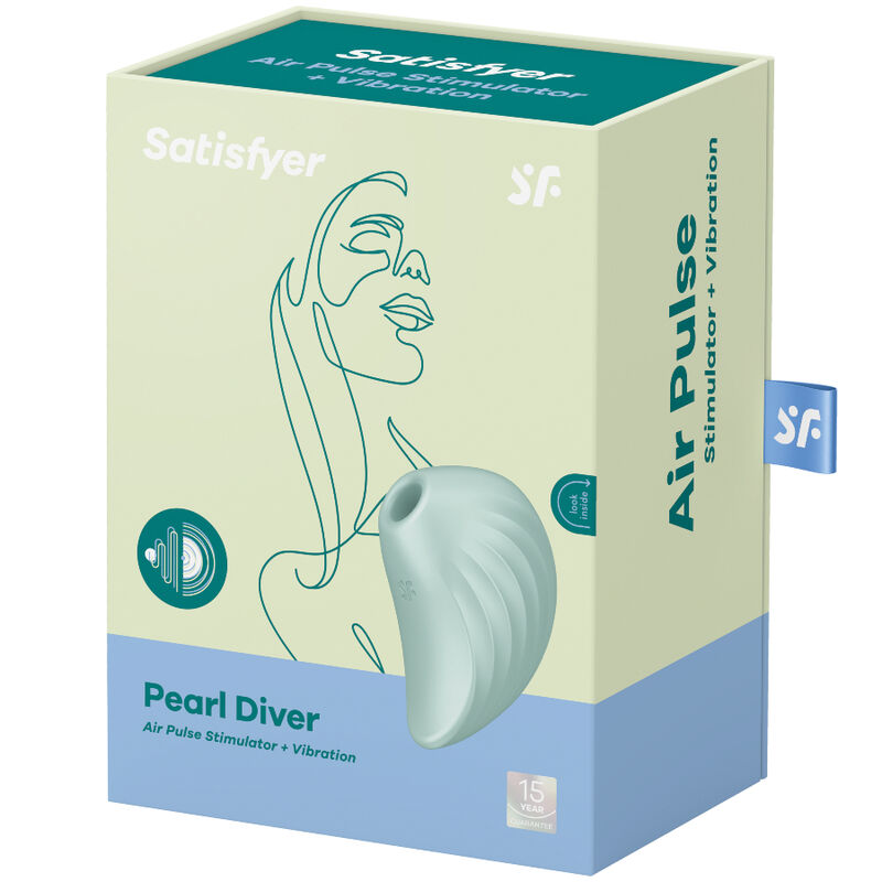 SATISFYER - PEARL DIVER STIMULATOR UND VIBRATOR GRN