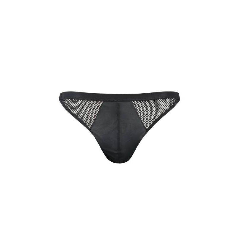 PASSION - 034 SLIP OPEN LUKE NERO L/XL