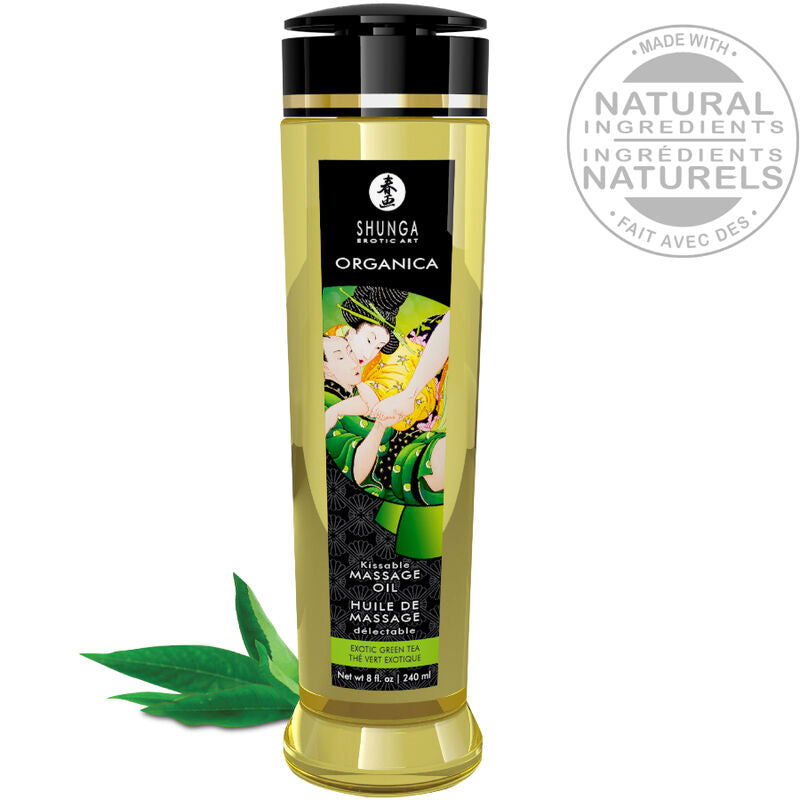 SHUNGA - OLIO DA MASSAGGIO BIOLOGICO T VERDE 240 ML