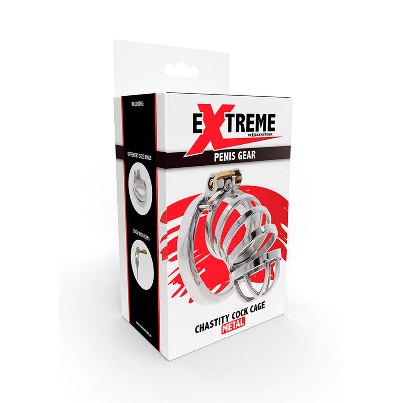 HIDDEN DESIRE - EXTREME GABBIA PER CAZZO IN METALLO PER CASTIT
