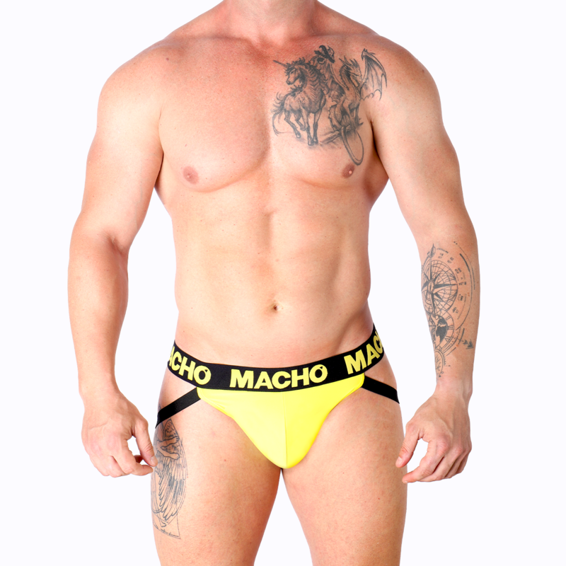 MACHO - MX25A JOCK LYCRA GIALLO XL