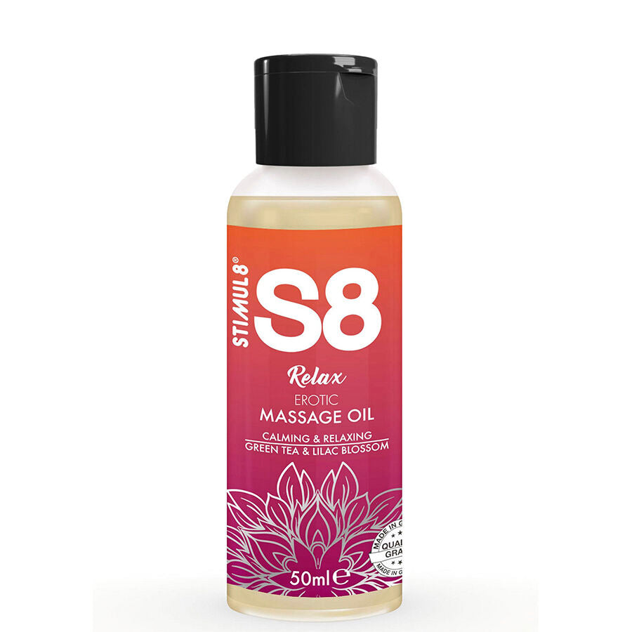 STIMUL8 - S8 RELAX OLIO PER MASSAGGIO EROTICO T VERDE 50 ML