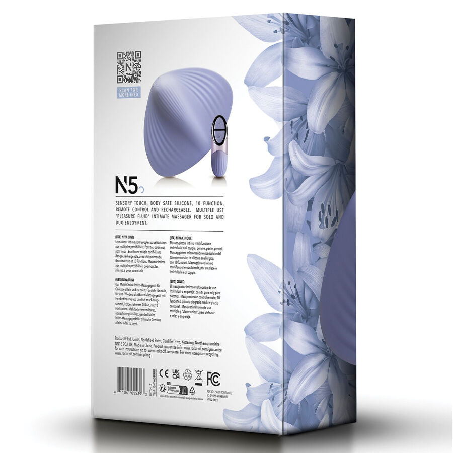 NIYA - N5 MASSAGGIATORE INTIMO MULTIUSO CON TELECOMANDO