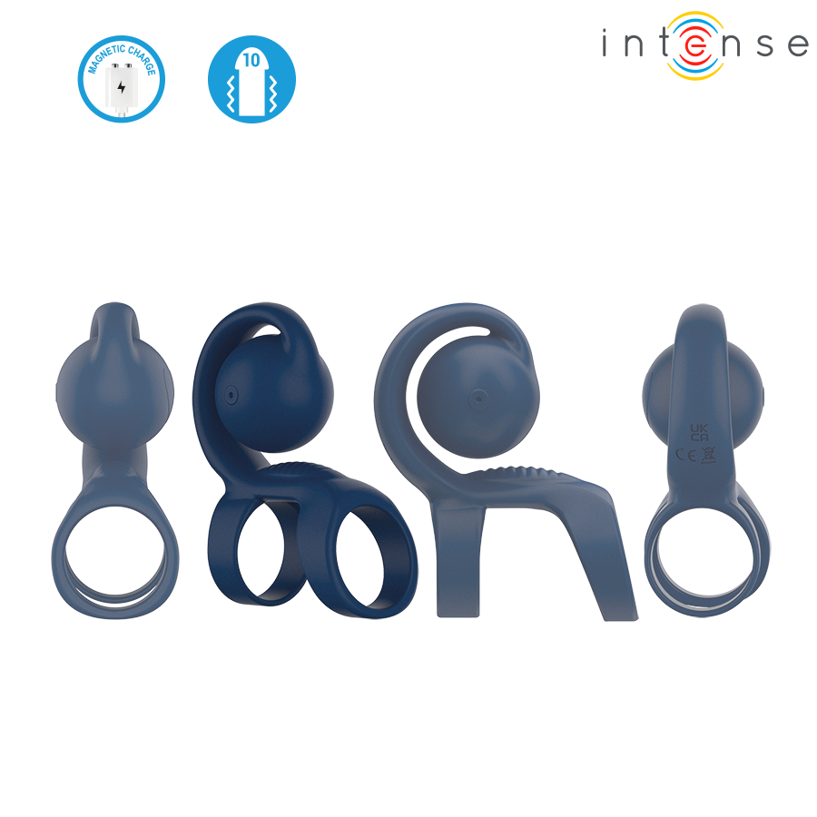 INTENSE - ANELLO FALLICO TYSON CON PALLA VIBRANTE 3,2 CM