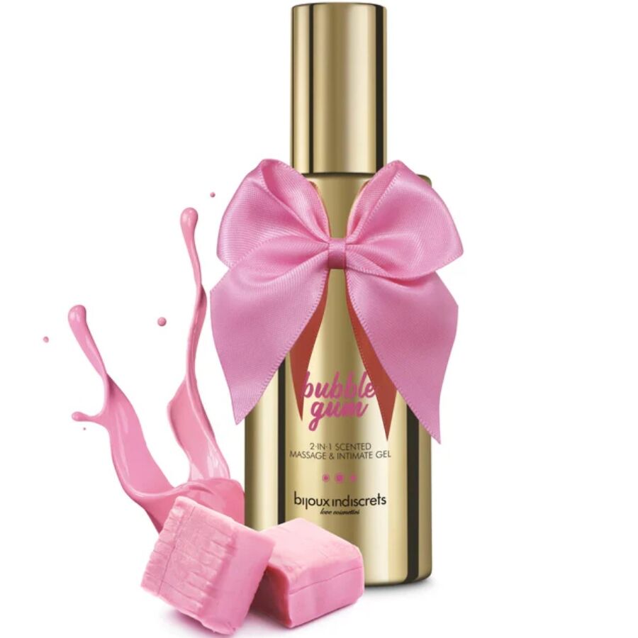 BIJOUX - BUBBLE GUM 2IN1 GEL PROFUMATO PER MASSAGGIO E INTIMO 100 ML
