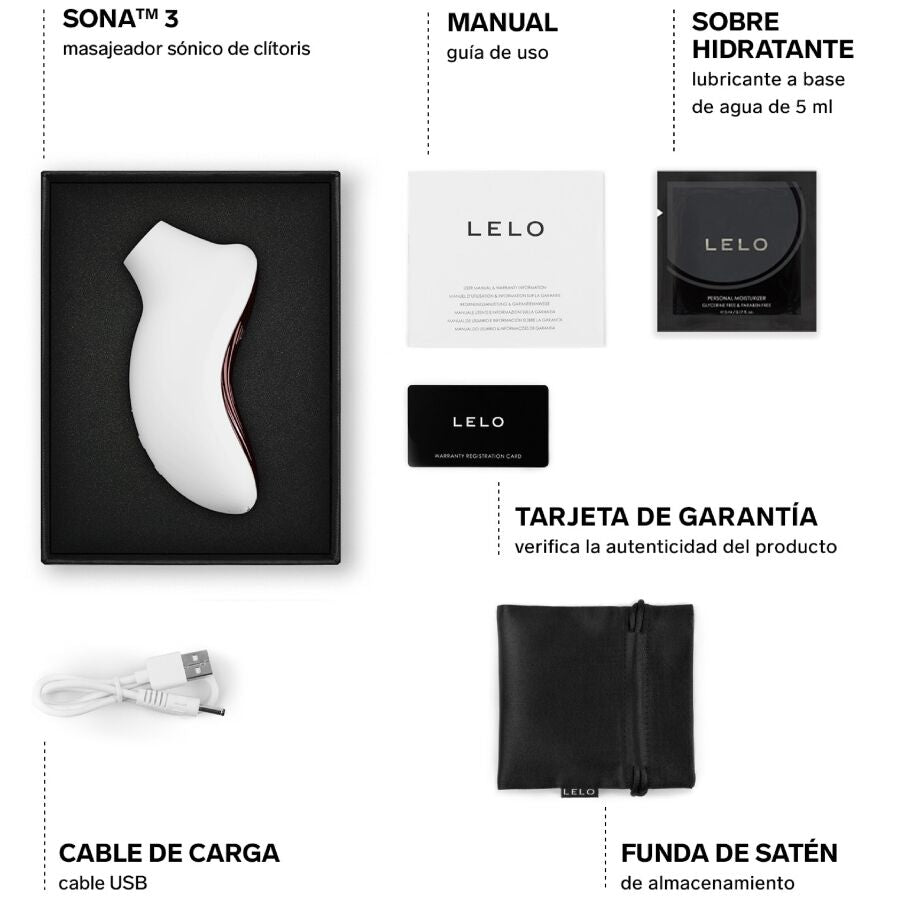 LELO - SONA 3 CREMA MASSAGGIATORE CLITORIDEO SONICO